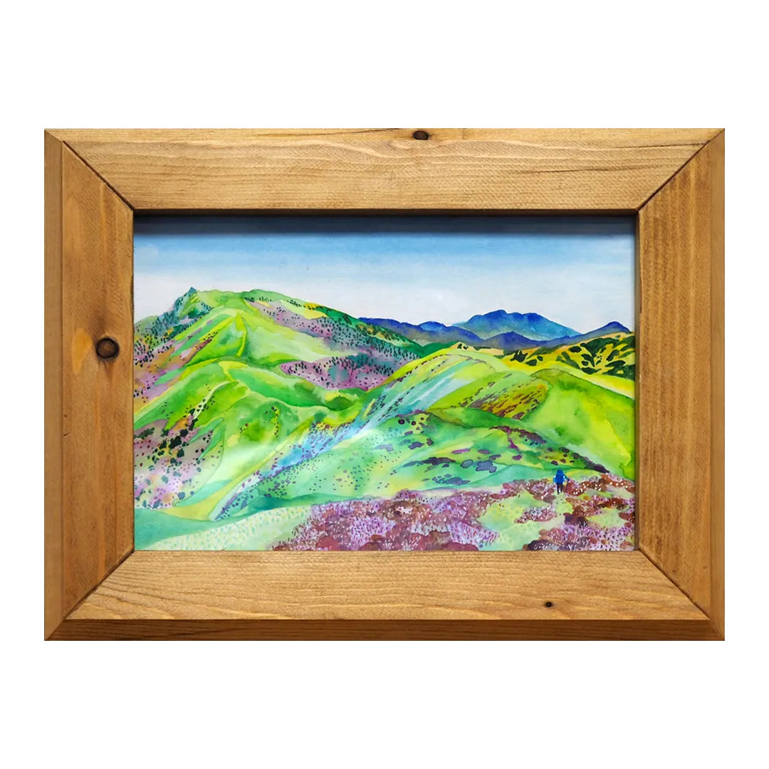 【水彩画】三水公平/ヒマラヤ/ネパール/真作/絵画/額付き/山脈/山 水彩画】三水公平/ヒマラヤ/ネパール/真作/絵画/額付き/山脈/山