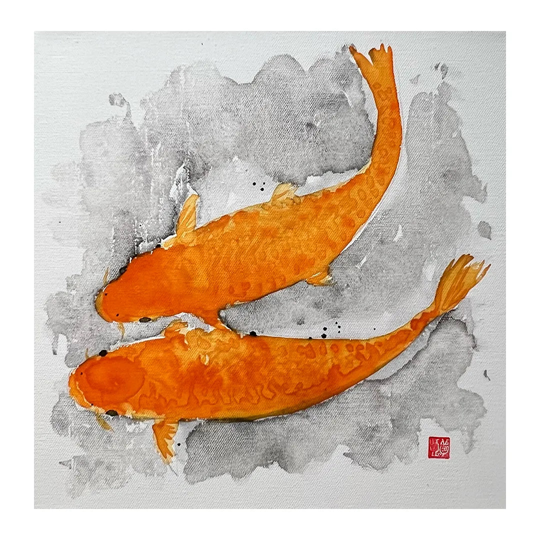 変わり鯉 ORANGE (Kawarigoi) ~ Koi Collection/Robert N. Moore 変わり鯉 ORANGE (Kawarigoi) ~ Koi Collection/Robert N. Moore