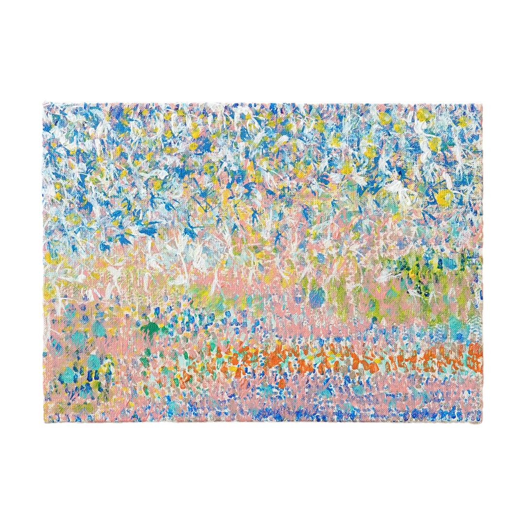 点描画 点描の唄 2／shu｜アート絵画・販売通販WASABI(ワサビ)