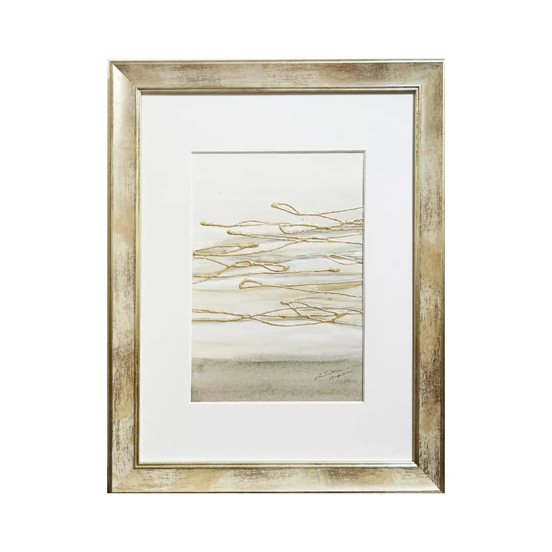 MT-Line 【The flow of time #250818 】／森 千｜アート絵画