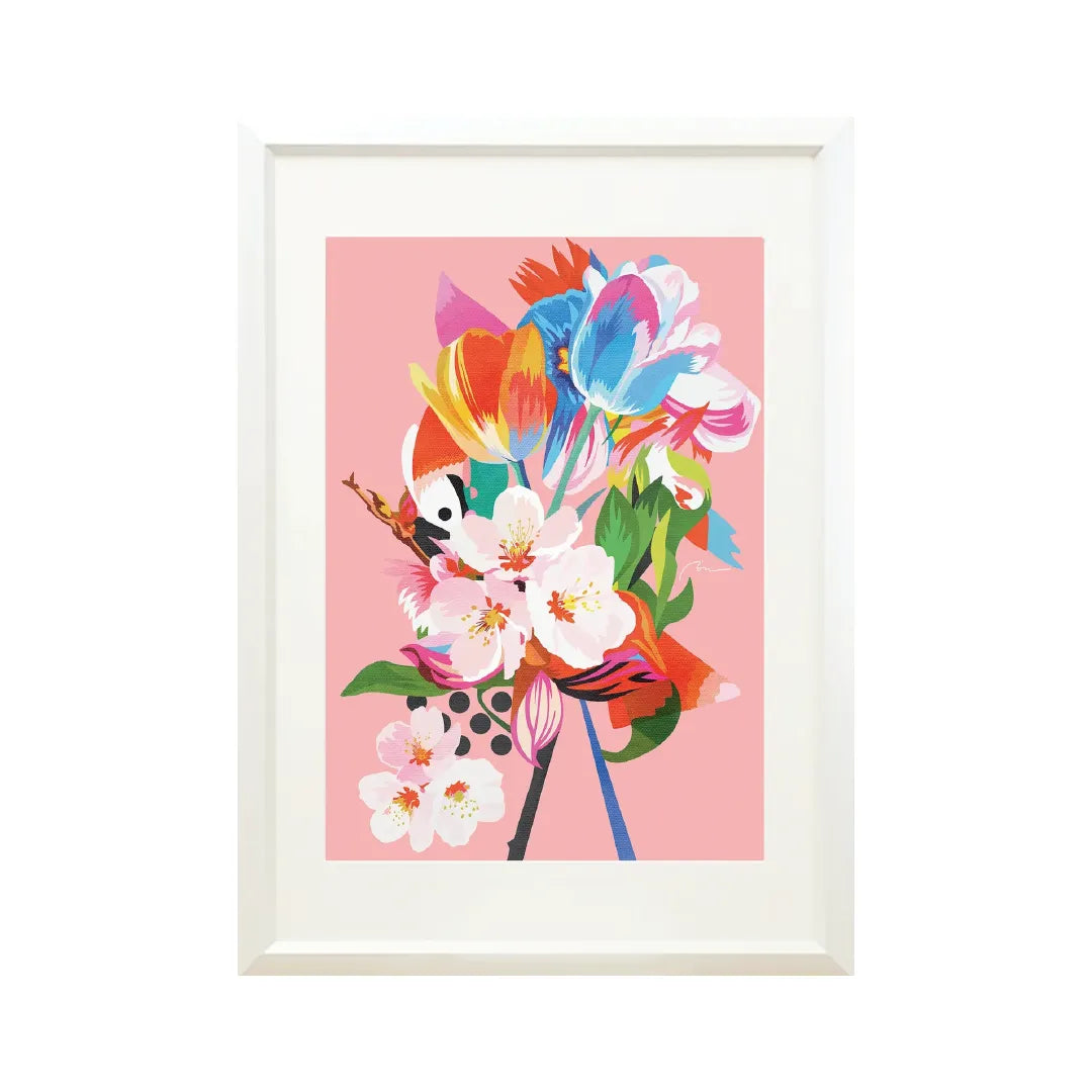 Spring flowers／IORI KIKUCHI｜アート絵画・販売通販WASABI(ワサビ)