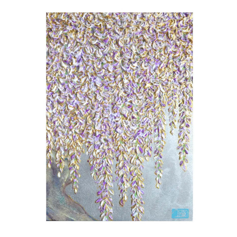 耀-藤／TOKYO琳派 本橋デミル 瞳｜アート絵画・販売通販WASABI(ワサビ)