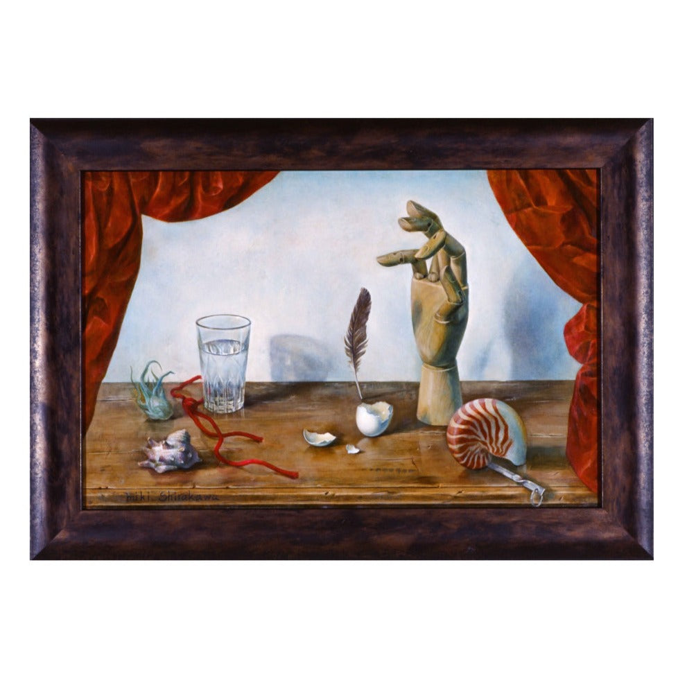 机上の時間-手品-／白川美紀｜アート絵画・販売通販WASABI(ワサビ)