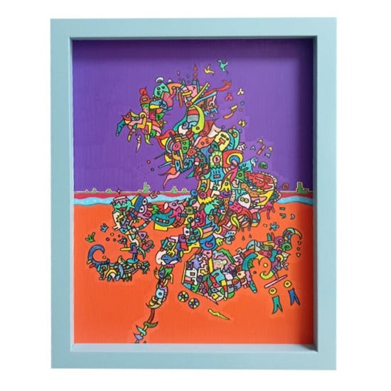 なにかしらのパイオニア／田村田｜アート絵画・販売通販WASABI(ワサビ)