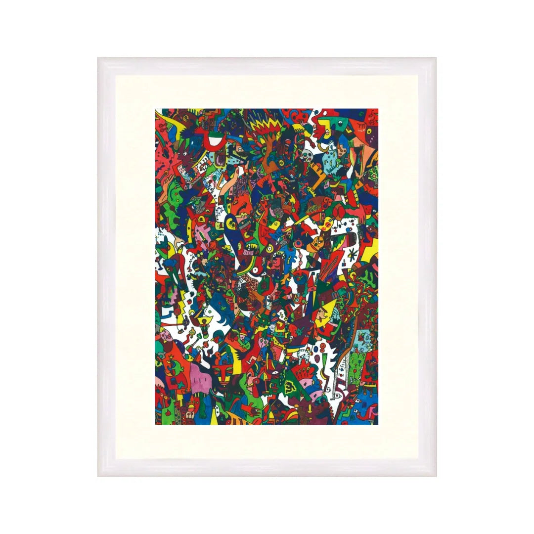 Toshiko アート作品 抽象画「勇者」 勇者翼の冒険【アートプリント】／田村田｜アート絵画・販売通販WASABI