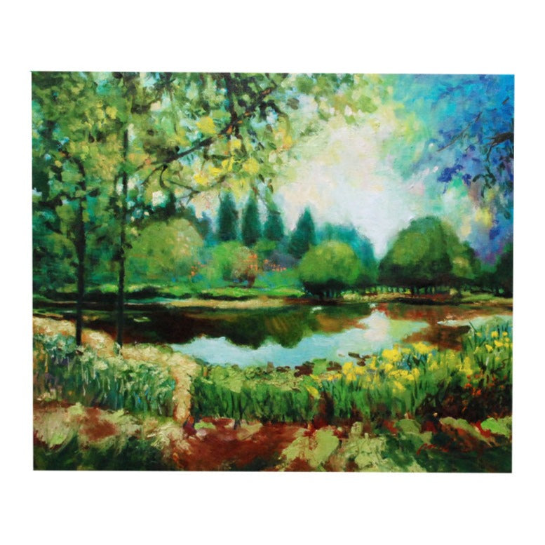 癒しの池（彩の森入間公園）／山口ミドリ｜アート絵画・販売通販WASABI
