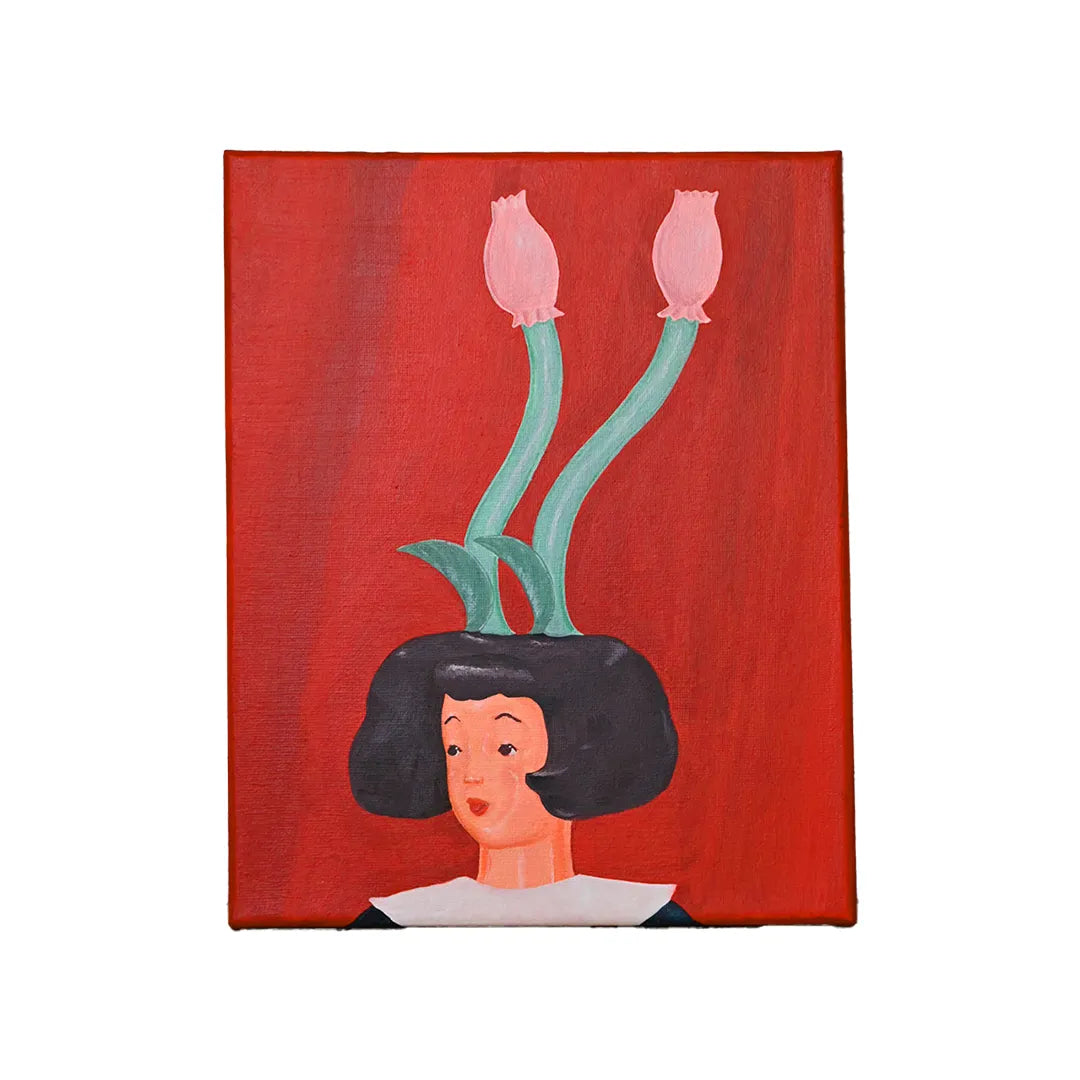 12人の踊れる女 No.9／しげるまつげ｜アート絵画・販売通販WASABI(ワサビ)