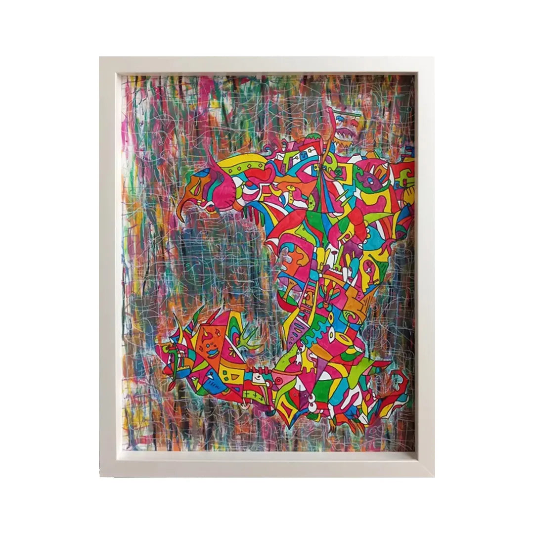 腐ったリンゴ／田村田｜アート絵画・販売通販WASABI(ワサビ)