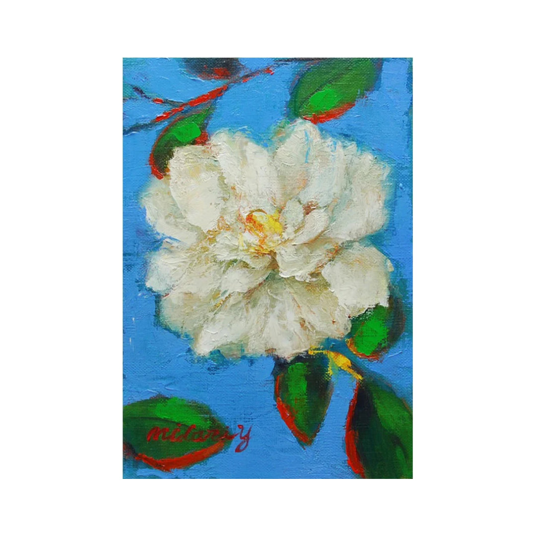 山茶花／山口ミドリ | アート絵画・販売通販サイト WASABI