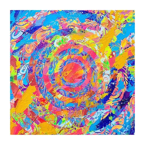 Mad Circle (Black Light)／Madblast Hiro｜アート絵画・販売通販 