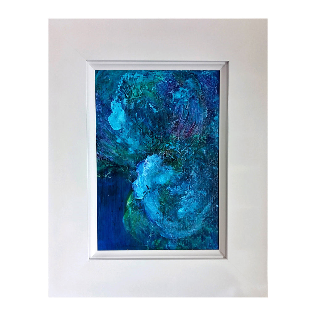 油絵 絵画【ブルーローズ】