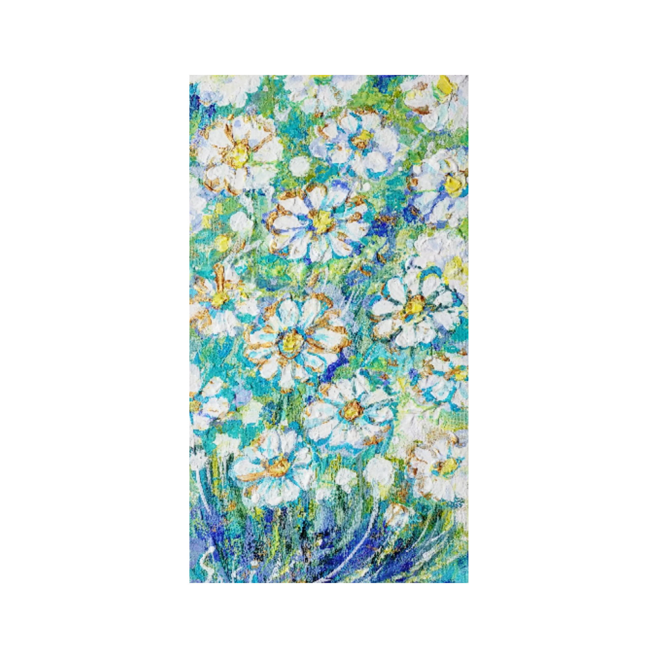 空に伸びる花たち｜アート絵画・販売通販サイトWASABI
