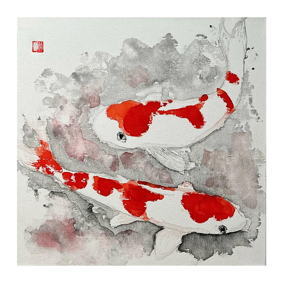 錦鯉 紅白 #1 (Kouhaku) ~ Koi Collection