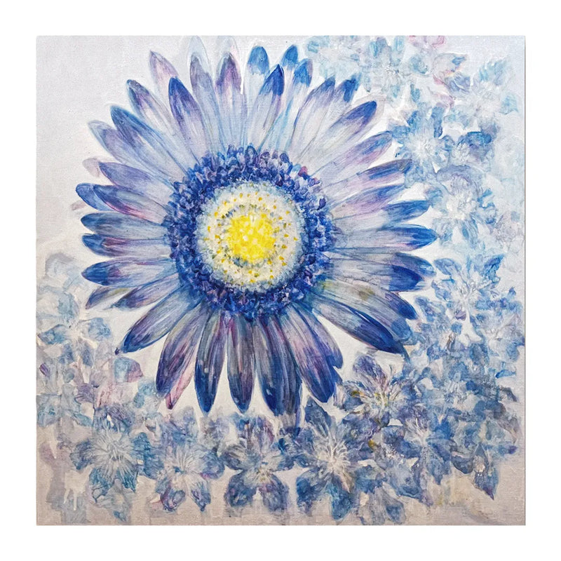 Blue gerbera and delphinium (medium)