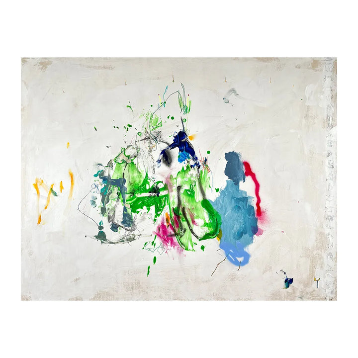 絵画 （E） つのグリーン／nsejnsej｜アート絵画・販売通販WASABI(ワサビ)