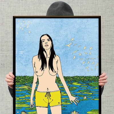 Water lilies and naked woman No.232