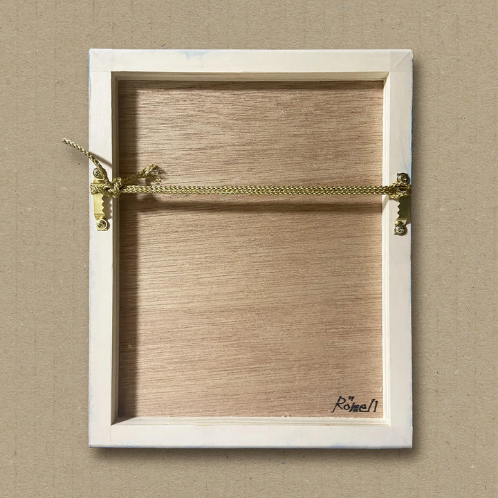 Blue flower garden／Römell｜アート絵画・販売通販WASABI(ワサビ)