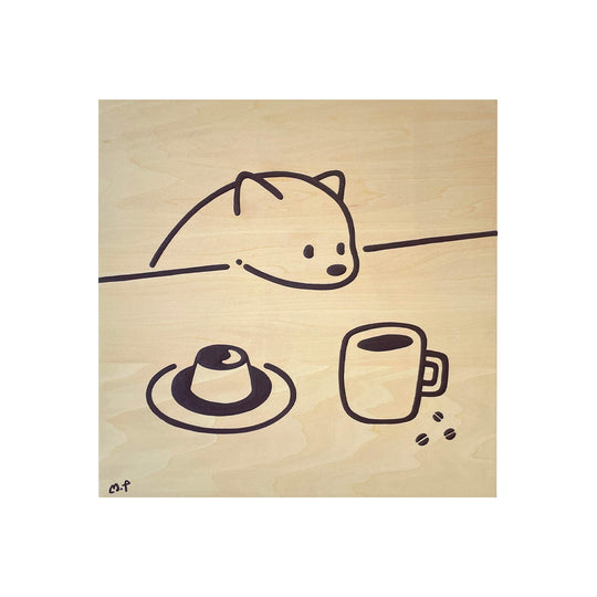 こいぬ・プリン・コーヒー