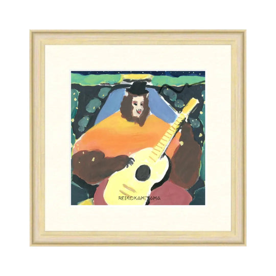 星屑ギター猿【アートプリント】