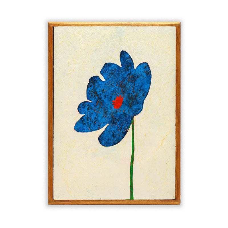 A single blue poppy No.239