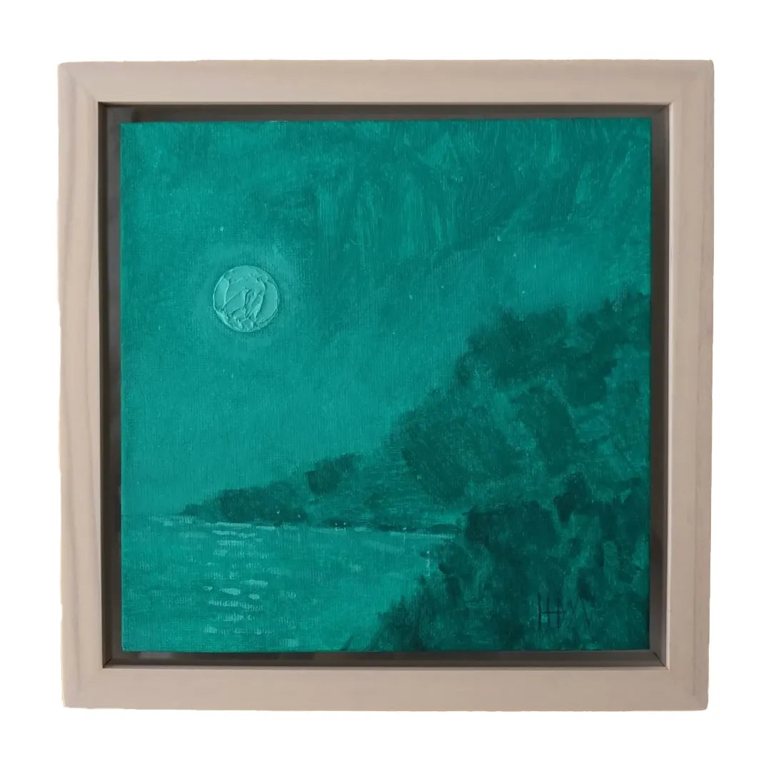 The moon above