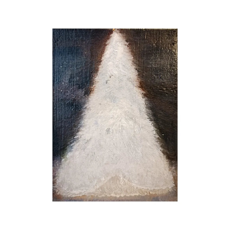 小さな雪のクリスマスツリー