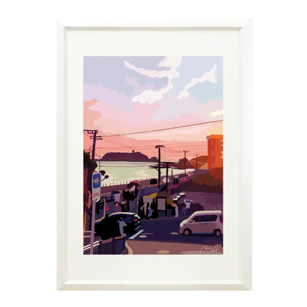 Enoshima vibes／IORI KIKUCHI｜アート絵画・販売通販WASABI(ワサビ)