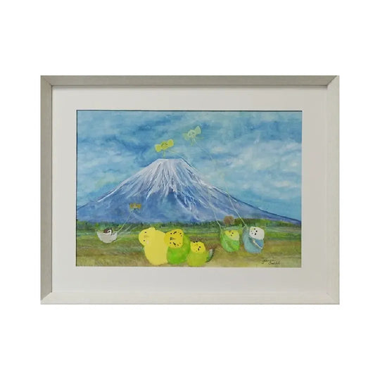 凧揚げインコたち