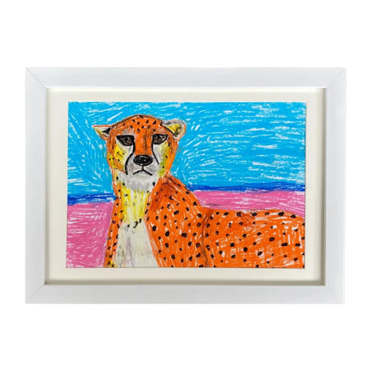 光の中のチーター