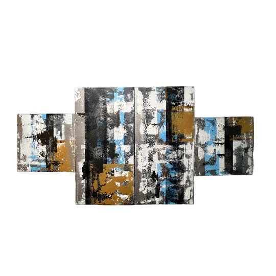 NEW ABSTRACT ROUGH BLUE