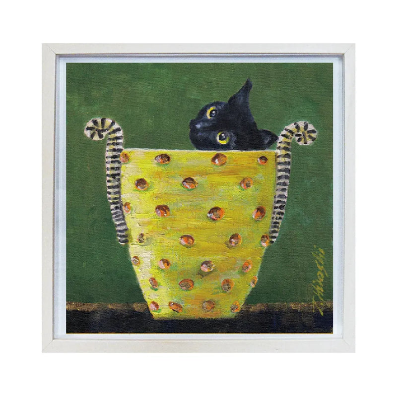 244-Cat in pot