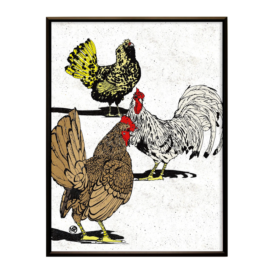鳥の絵画 Amazon.co.jp: 竹内栖鳳 蹴合 F6号 高精彩工芸画 手彩補色 複製