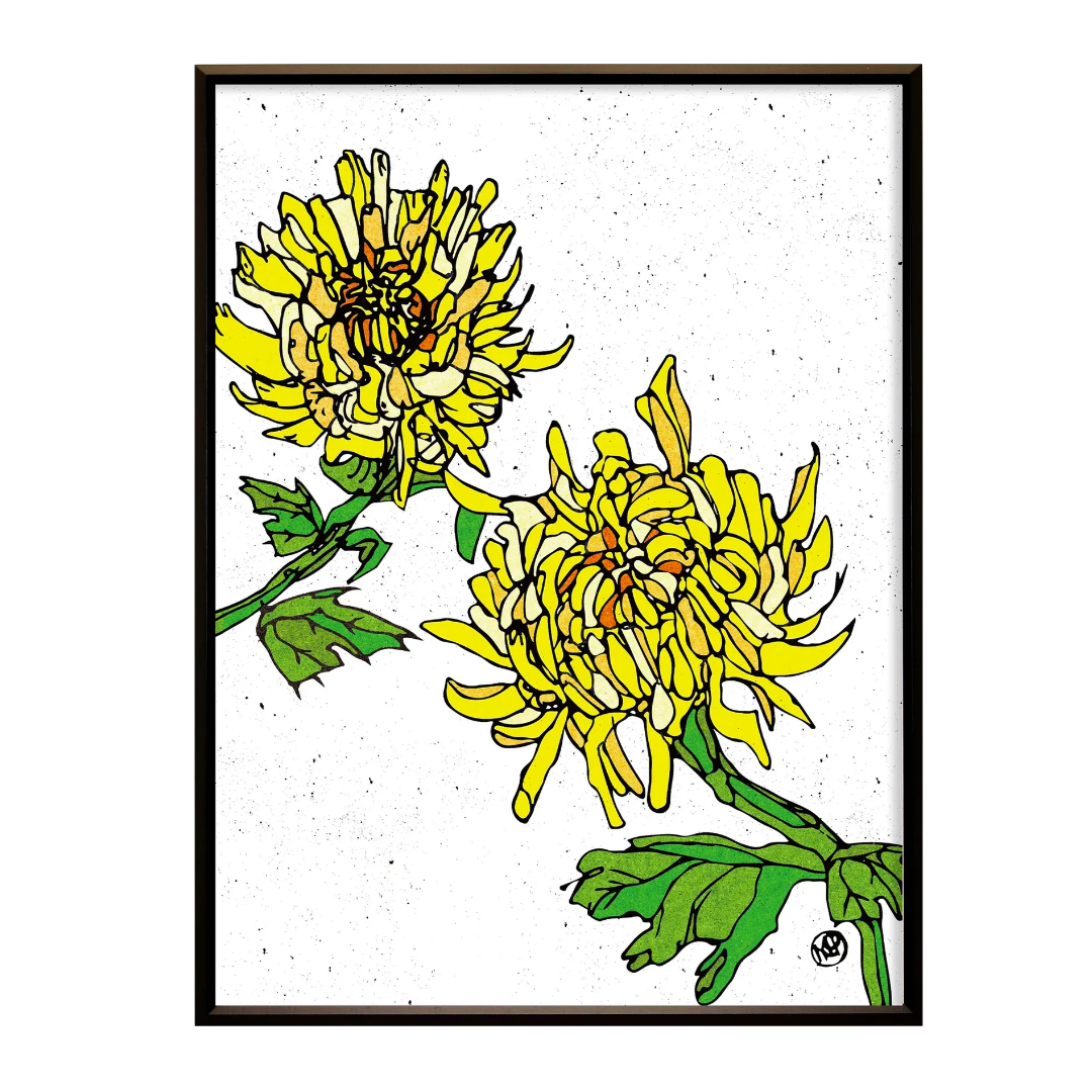 Chrysanthemum flowerNo.228／SONORA DESIGN｜アート絵画・販売通販WASABI(ワサビ)