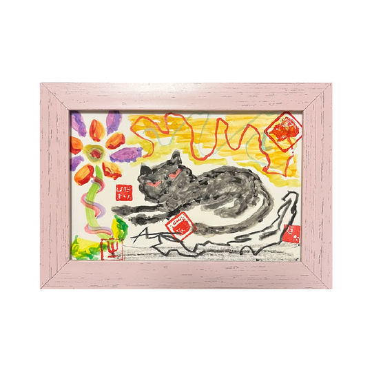 アート黒猫