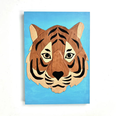 Leather collage（TIGER）