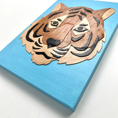 Leather collage（TIGER）