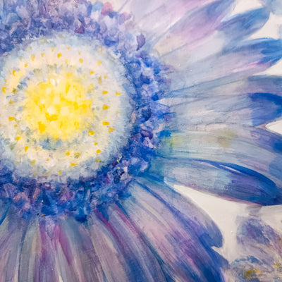 Blue gerbera and delphinium (medium)