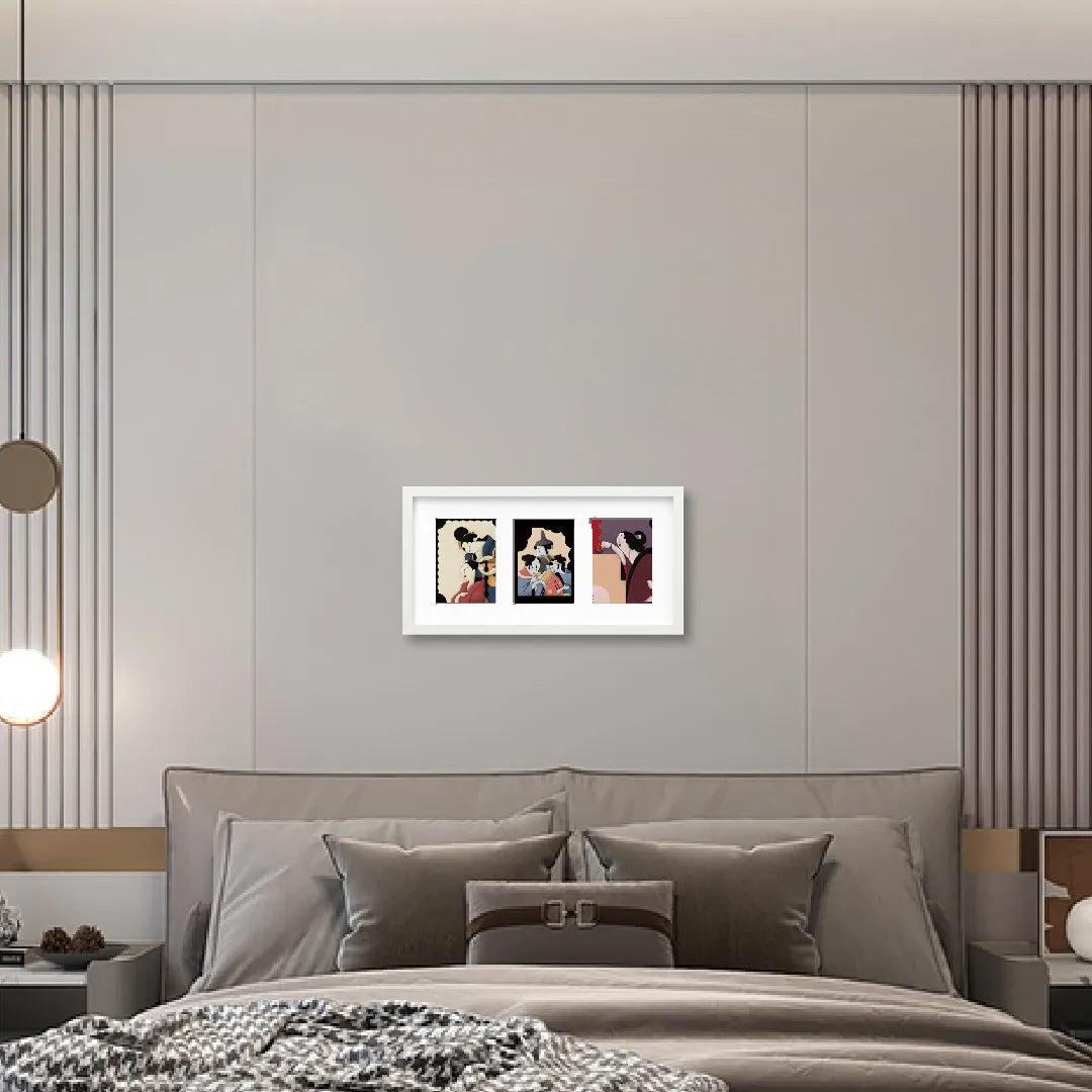 選べるアート3連作 vol.1(額縁 : ホワイト)