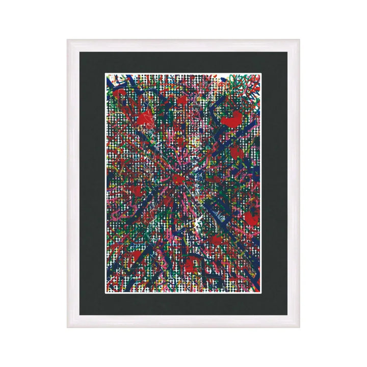 幾何学模様の装飾アート 額装品 作者:東静観値下げ中 大人になったその瞬間【アートプリント】／田村田｜アート絵画・販売