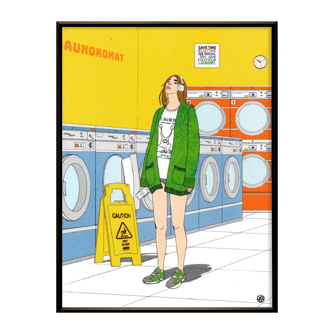 Singing at the Laundry No.253