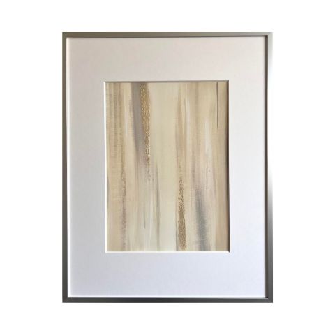 FLOW - SHEER IVORY (Silver Frame)