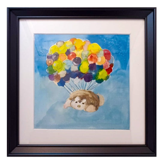 風船と犬　物語の一部になろうとしている