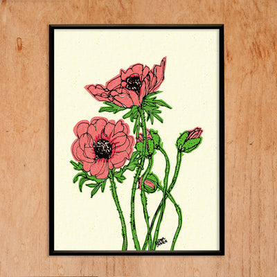 Coral Poppies No.158