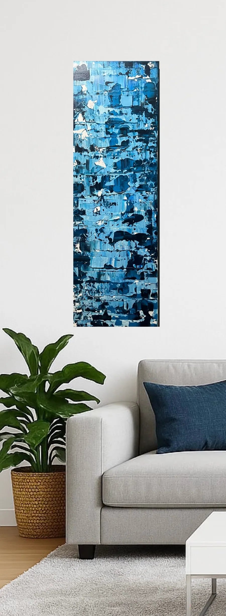 BLUE ABSTRACT／ロバートネルソンムーア｜アート絵画・販売通販WASABI