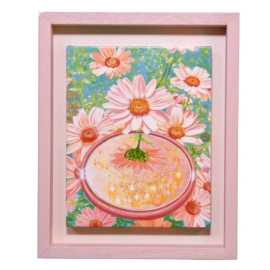 花と鏡（燃える星）