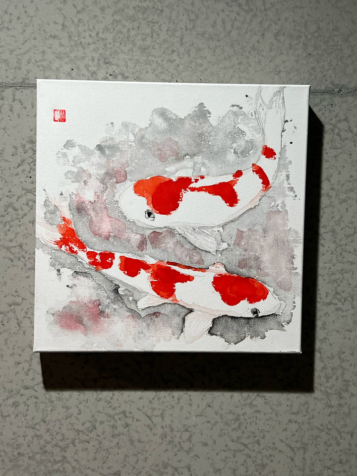 錦鯉 紅白 #1 (Kouhaku) ~ Koi Collection／Robert N. Moore｜アート
