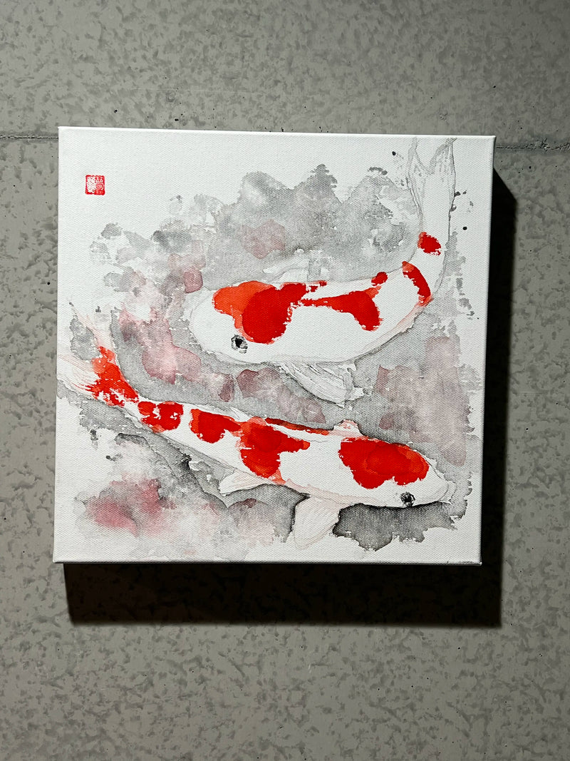 錦鯉 紅白 #1 (Kouhaku) ~ Koi Collection／Robert N. Moore｜アート 