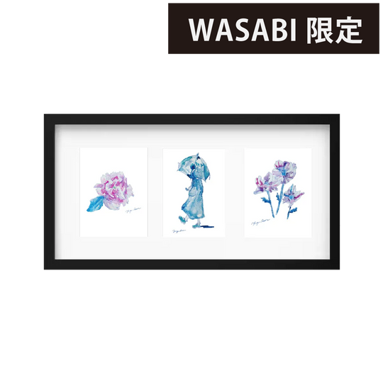 選べるアート3連作 vol.2(額縁 : ブラック)