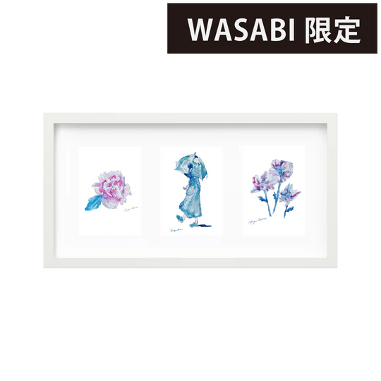 選べるアート3連作 vol.2(額縁 : ホワイト)
