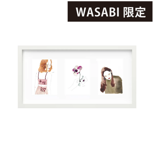 選べるアート3連作 vol.6(額縁 : ホワイト)